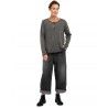 chemisier 44808 coton Anthracite Ewa i Walla - 9