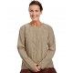 chemisier 44816 coton Beige à fines rayures Ewa i Walla - 15