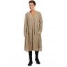 robe 55720 coton Beige à fines rayures Ewa i Walla - 17