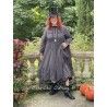 dress 55731 Vintage black organdie Ewa i Walla - 4