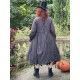 dress 55731 Vintage black organdie Ewa i Walla - 5