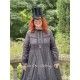 dress 55731 Vintage black organdie Ewa i Walla - 2