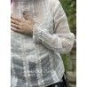 blouse 44803 Ice blue organdie Ewa i Walla - 5