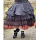 skirt 22127 Vintage black organdie Ewa i Walla - 2