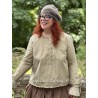 chemisier 44816 coton Beige à fines rayures Ewa i Walla - 10