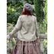 chemisier 44816 coton Beige à fines rayures Ewa i Walla - 11