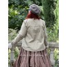 chemisier 44816 coton Beige à fines rayures Ewa i Walla - 11