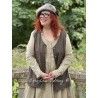 robe 55720 coton Beige à fines rayures Ewa i Walla - 6