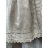 robe 55720 coton Beige à fines rayures Ewa i Walla - 23