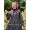 dress 55731 Vintage black organdie Ewa i Walla - 7