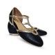 chaussures Venezia Noir et Or Charlie Stone - 5