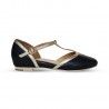 chaussures Venezia Noir et Or Charlie Stone - 6