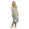 robe Queen of The Sea in Matcha Magnolia Pearl - 7