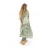 robe Queen of The Sea in Matcha Magnolia Pearl - 5