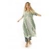 robe Queen of The Sea in Matcha Magnolia Pearl - 6