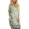 robe Queen of The Sea in Matcha Magnolia Pearl - 2