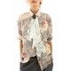 chemise Boyfriend in Rose Garden Magnolia Pearl - 20