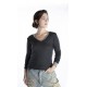 pull Vneck in Charcoal