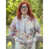 chemise Boyfriend in Rose Garden Magnolia Pearl - 11