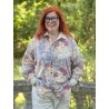 chemise Boyfriend in Rose Garden Magnolia Pearl - 14