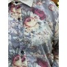 chemise Boyfriend in Rose Garden Magnolia Pearl - 23