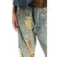 jean's Miner Denims in Calico Magnolia Pearl - 17