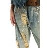 jean's Miner Denims in Calico Magnolia Pearl - 17