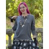 chemisier 44808 coton Anthracite Ewa i Walla - 1