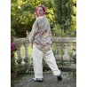 chemise Boyfriend in Rose Garden Magnolia Pearl - 10