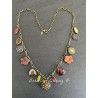 Collier Charm in Vintage Rhinestone Button DKM Jewelry - 8