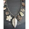 Necklace Charm in Cream Leaf DKM Jewelry - 5