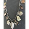 Necklace Charm in Cream Leaf DKM Jewelry - 6