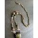 Collier Crystal in Green Jasper Quartz DKM Jewelry - 10