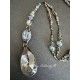 Collier Crystal in Oval Teardrop DKM Jewelry - 4