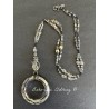Necklace Crystal in Crystal Ring DKM Jewelry - 6