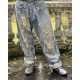 jean's Miner Denims in Calico Magnolia Pearl - 2