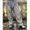 jean's Miner Denims in Calico Magnolia Pearl - 2