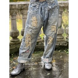 jean's Miner Denims in Calico Magnolia Pearl - 1