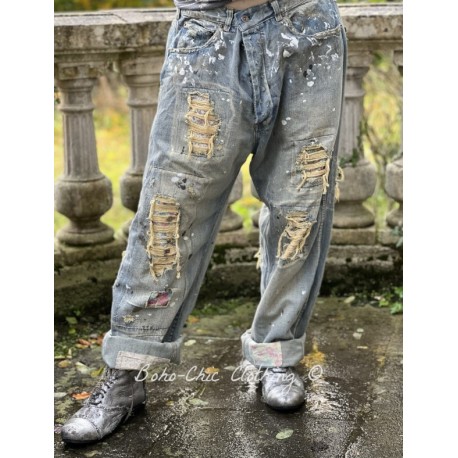 jean's Miner Denims in Calico Magnolia Pearl - 1