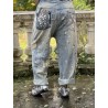 jean's Miner Denims in Calico Magnolia Pearl - 4