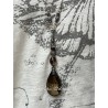 Collier Crystal in Smoky teardrop DKM Jewelry - 11