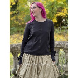 blouse 44805 Vintage black jersey
