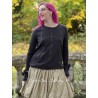 blouse 44805 Vintage black jersey Ewa i Walla - 1
