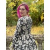 robe 55715 coton Noir à fleurs Ewa i Walla - 5