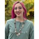 Collier Charm in Cream Leaf DKM Jewelry - 1