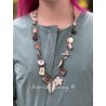 Collier Charm in Cream Leaf DKM Jewelry - 2