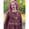 robe 55725 lin Maroon Ewa i Walla - 3