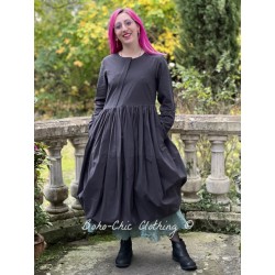 dress 55726 Vintage black shirt cotton
