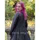 dress 55728 Vintage black shirt cotton Ewa i Walla - 5