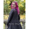 dress 55728 Vintage black shirt cotton Ewa i Walla - 5